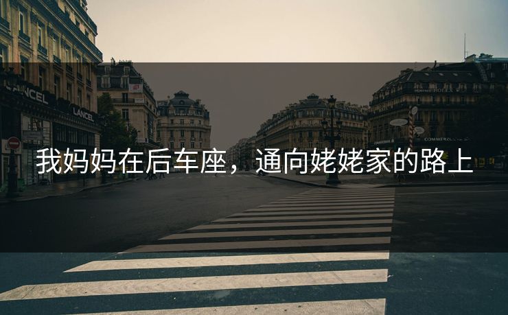 我妈妈在后车座，通向姥姥家的路上